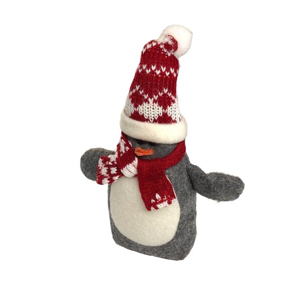 Christmas Ornament Stuffed Animal Plush Penguin Holiday Tree Wreath Decor - Picture 13 of 13